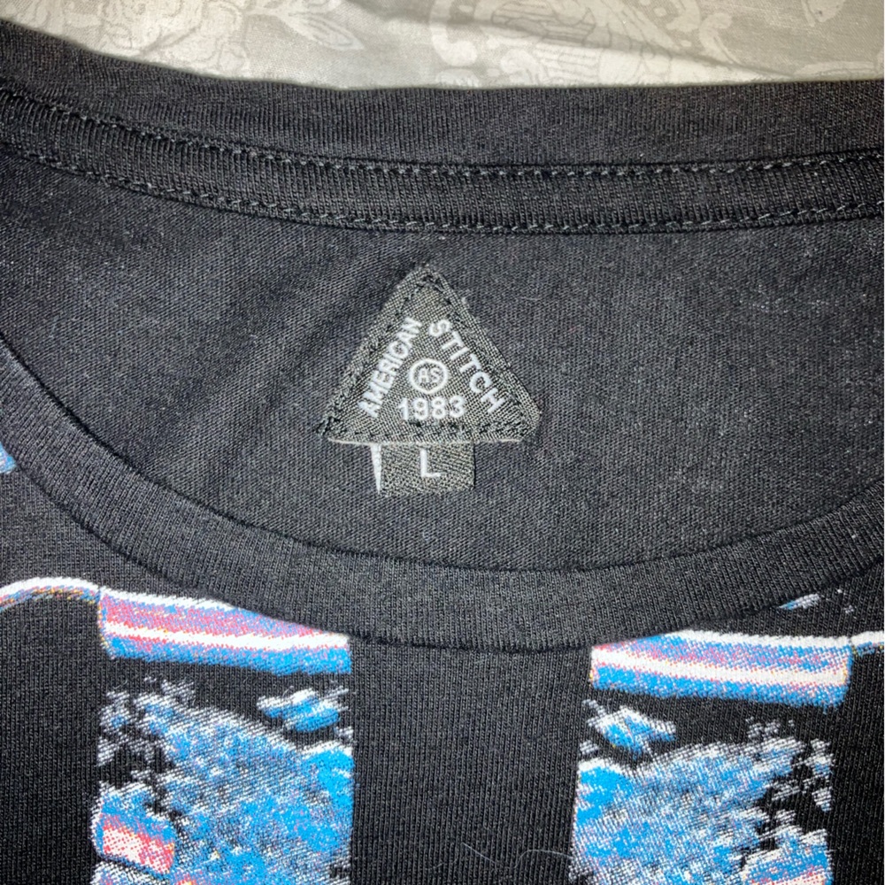 American Stitch 1983 graphic tee Tshirt shirt top L werewolf monster grunge rock - Picture 2 of 5